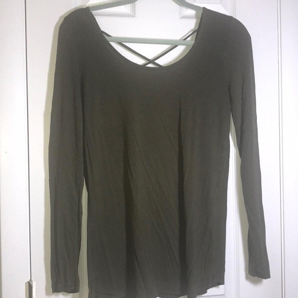 Dark Green Top